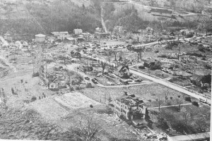 Aerial view of the destruction. Credit: NOAA