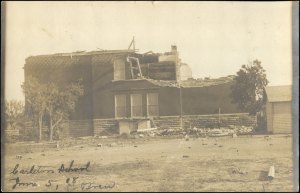 Damage to the Carleton school. Credit: unknown