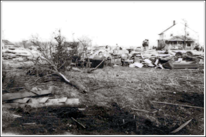 Destroyed homes near Dunlap. Credit: Shana Dines
