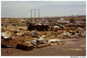 The Western Ways Motel was obliterated by the tornado. Credit: Lubbock Avalanche-Journal
