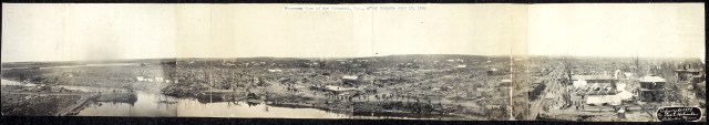 Panoramic view of New Richmond the day after the tornado. Credit: Library of Congress