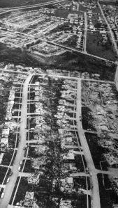 Entire neighborhoods were devastated. Credit: Topeka Capitol Journal