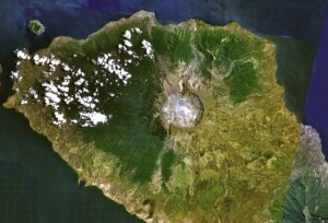Tambora today.  Source: Smithsonian Institution